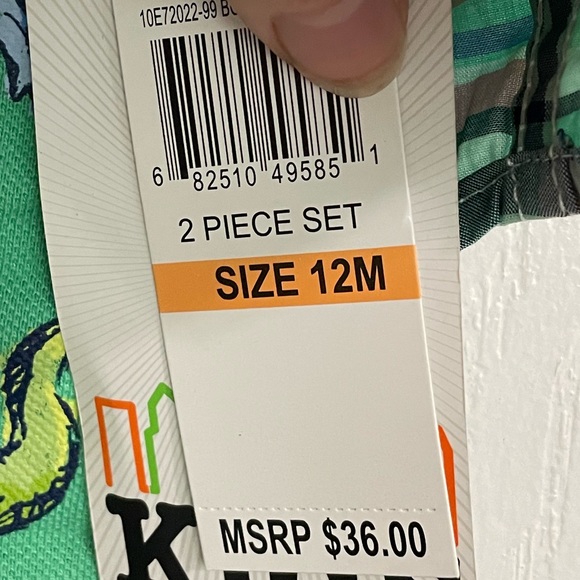 Little Boy’s Shirt and Short Set NEW WITH TAGS - Picture 3 of 3